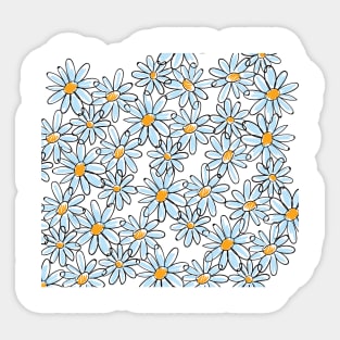 Jasmine flowers pattern Sticker